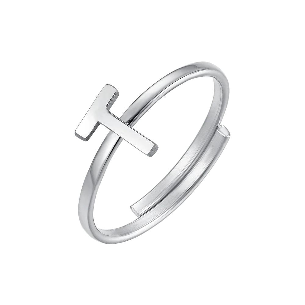 ANELLO DONNA IN ACCIAIO CON LETTERA - Image 20