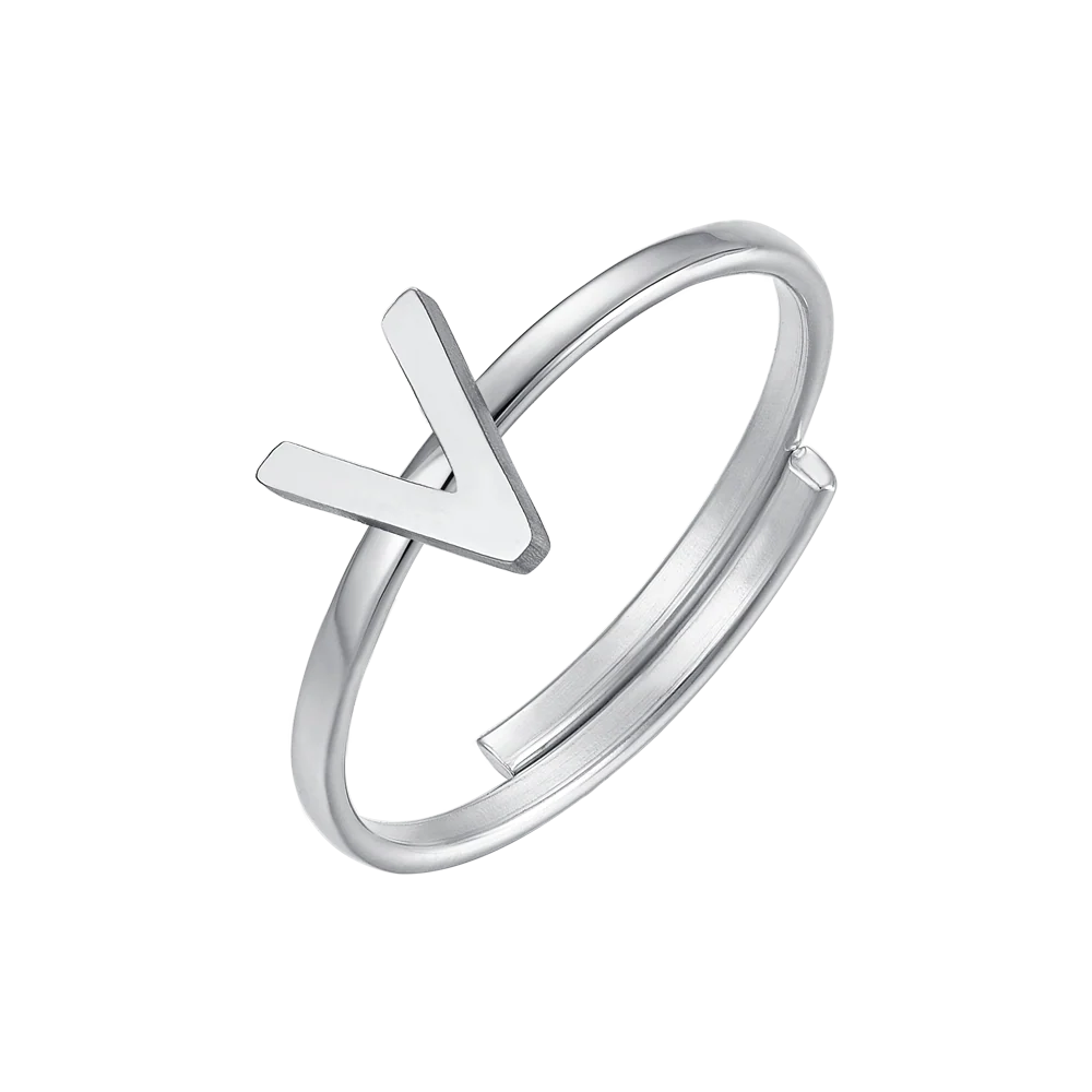 ANELLO DONNA IN ACCIAIO CON LETTERA - Image 22
