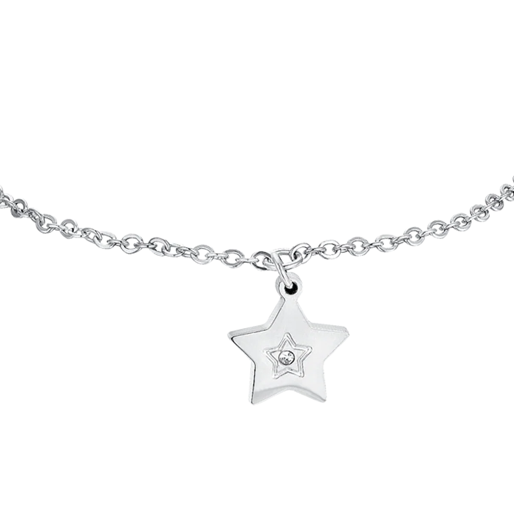 BRACCIALE BAMBINA IN ACCIAIO CON STELLA - Image 4