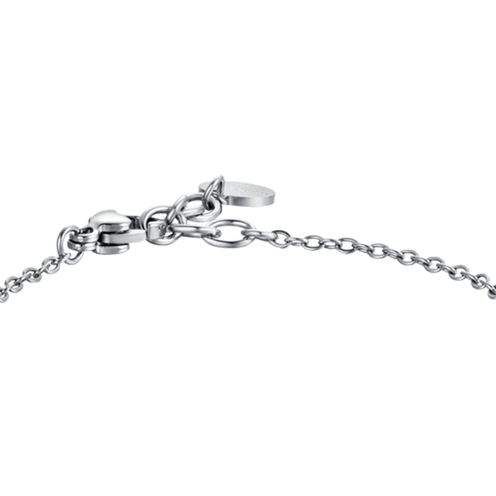 BRACCIALE BAMBINO IN ACCIAIO CON PIETRE BLU E NERE - Image 5