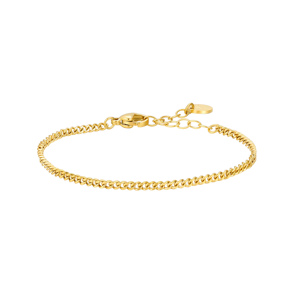 BRACCIALE BAMBINO IN ACCIAO IP GOLD