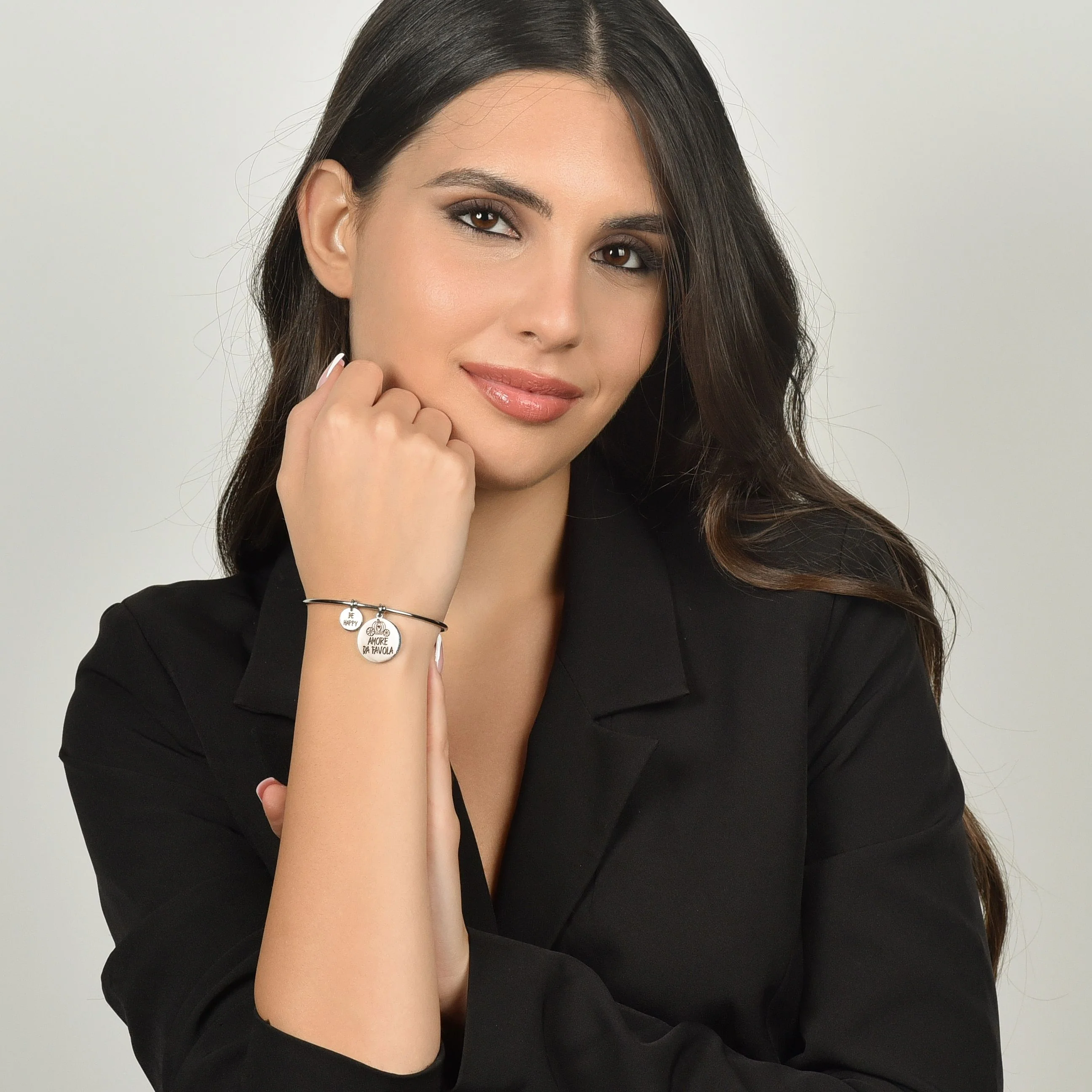 BRACCIALE DONNA IN ACCIAIO AMORE DA FAVOLA - Image 3