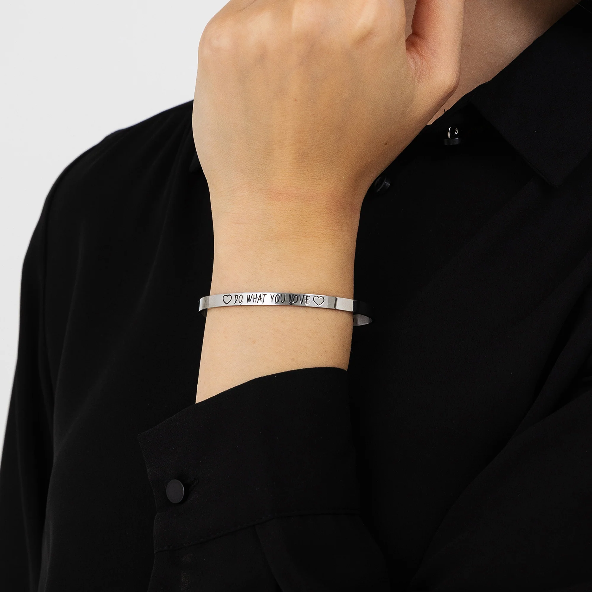 BRACCIALE DONNA IN ACCIAIO DO WHAT YOU LOVE - Image 2