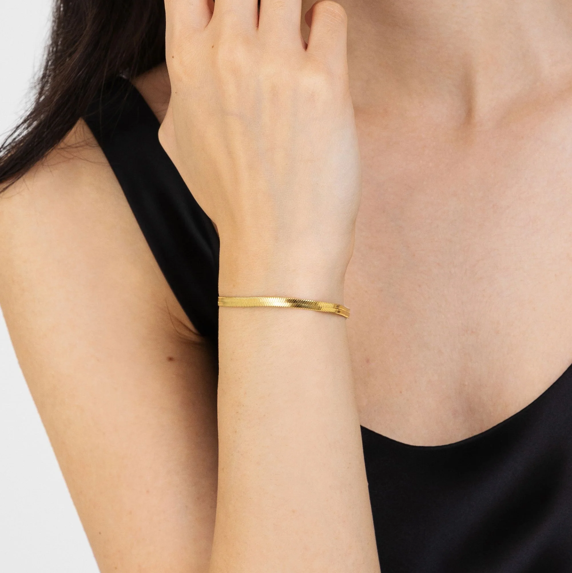BRACCIALE DONNA IN ACCIAIO DORATO - Image 2