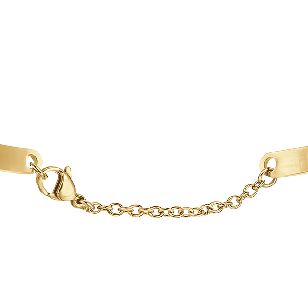 BRACCIALE DONNA IN ACCIAIO DORATO BE HAPPY FEEL GOOD - Image 5