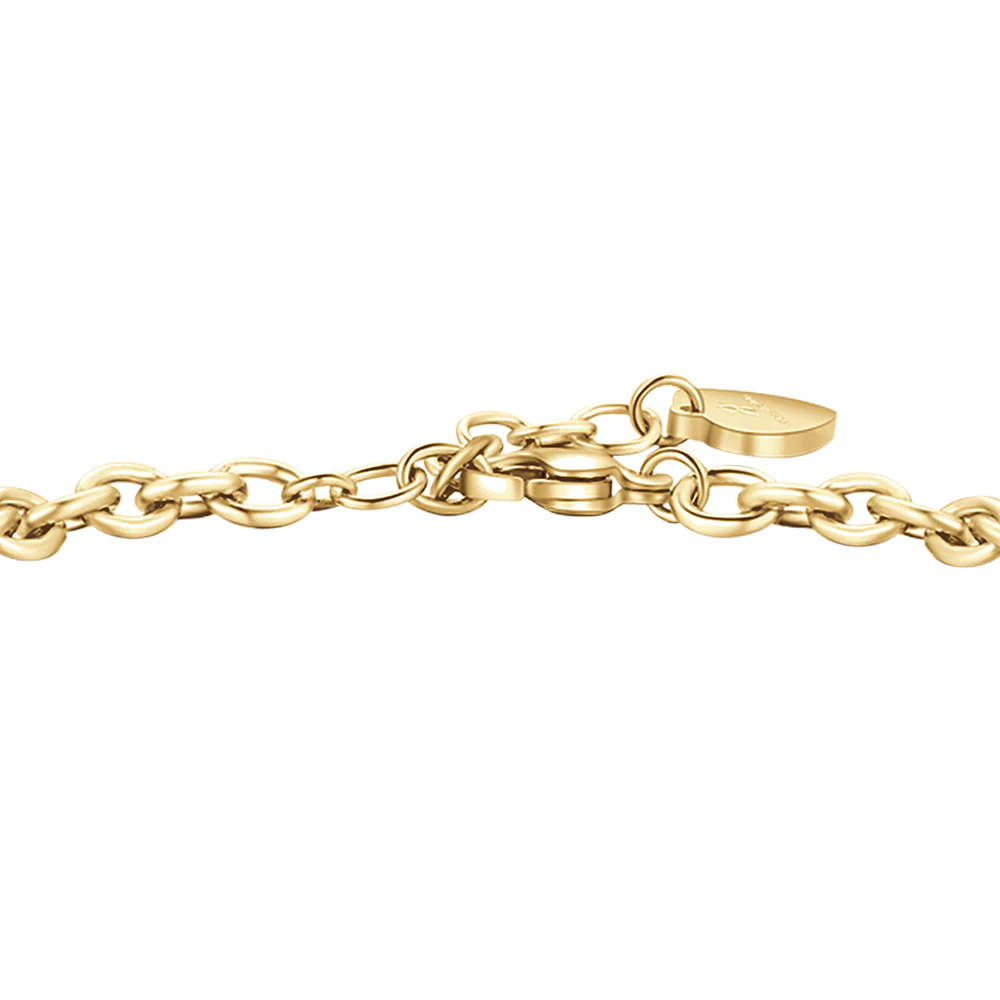 BRACCIALE DONNA IN ACCIAIO DORATO CON FARFALLA - Image 5