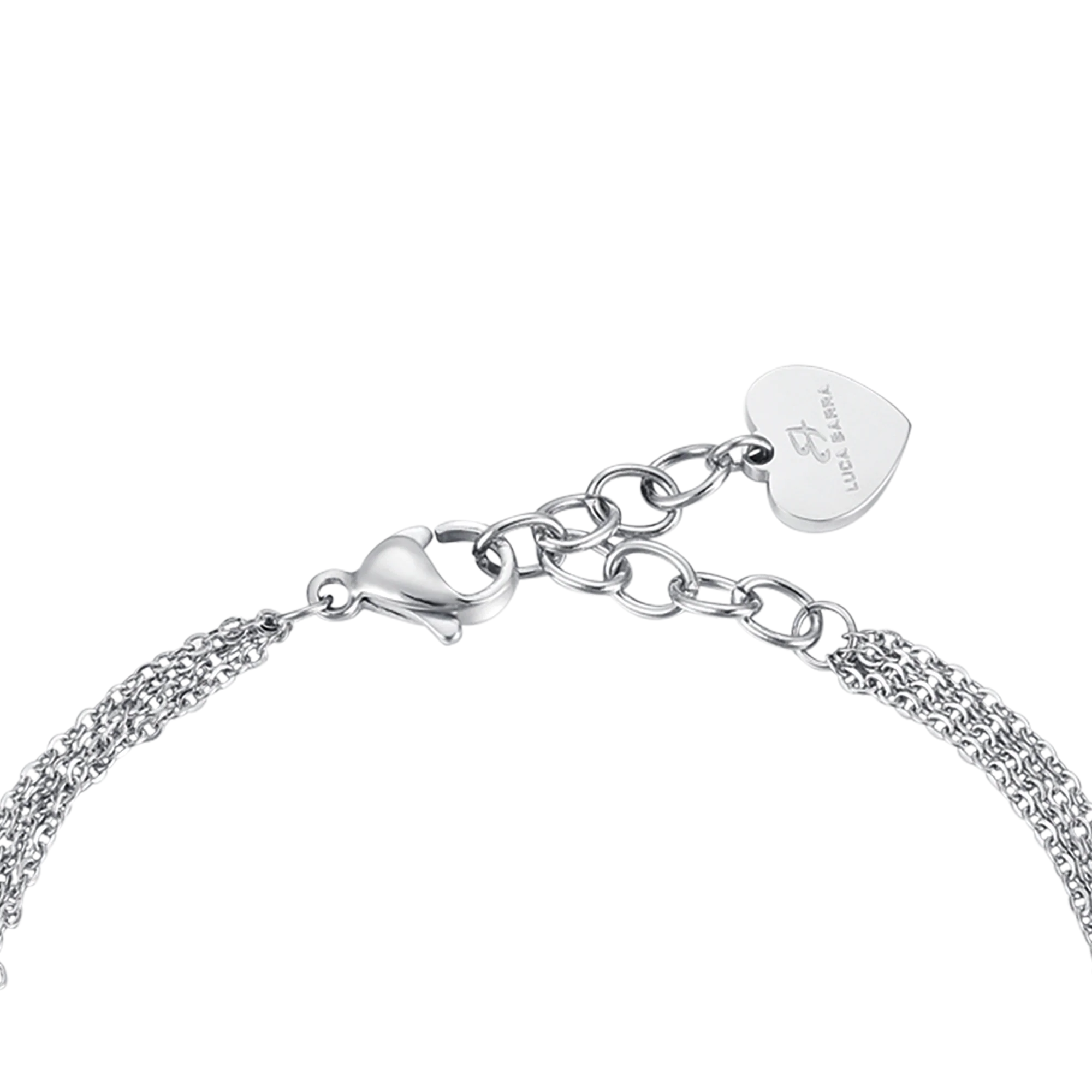 BRACCIALE DONNA IN ACCIAIO I LOVE MAMMA PALLINE ROSÈ - Image 5