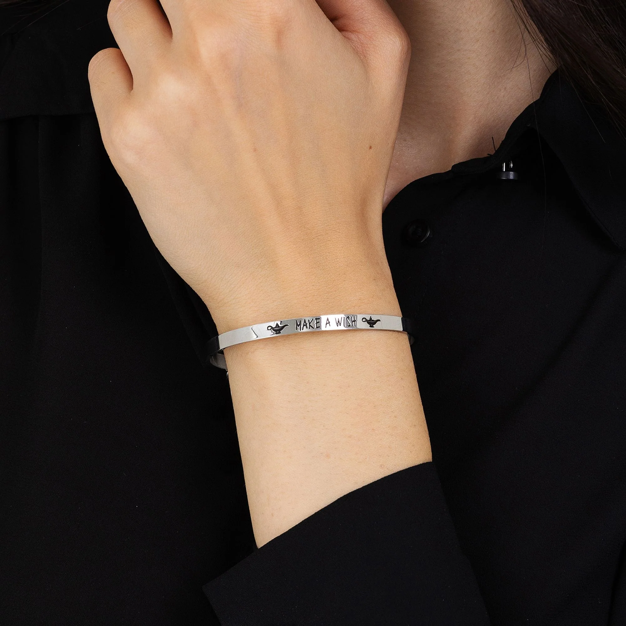 BRACCIALE DONNA IN ACCIAIO MAKE A WISH - Image 2