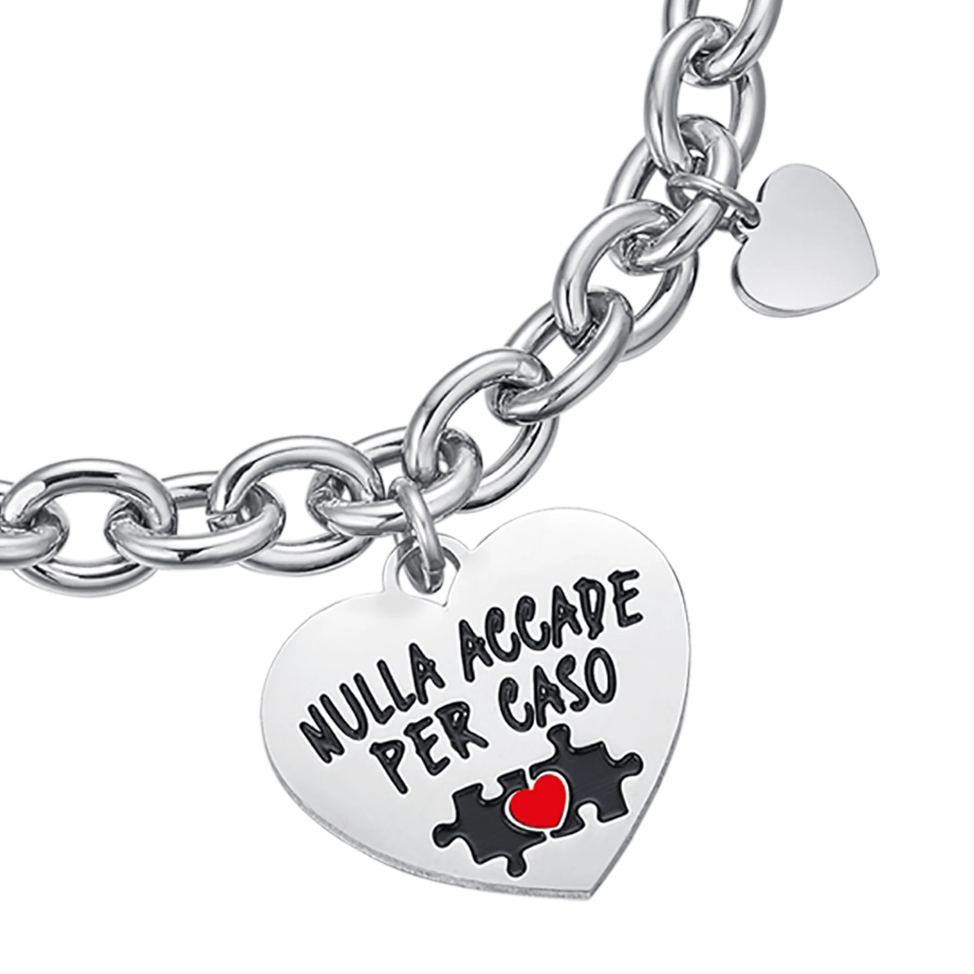 BRACCIALE DA DONNA IN ACCIAIO NULLA ACCADE PER CASO - Image 4