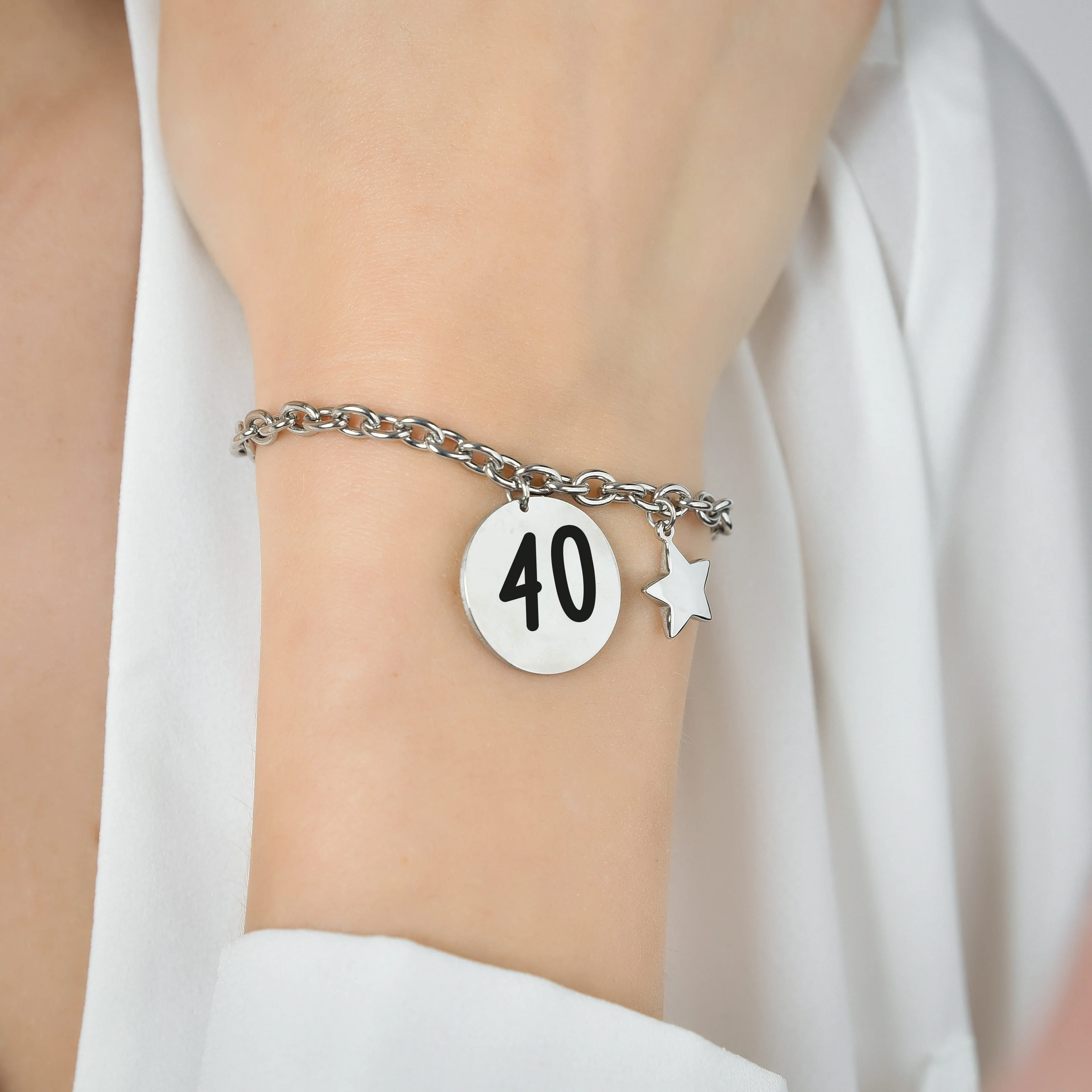 BRACCIALE DONNA IN ACCIAIO 40 IL MEGLIO DEVE ANCORA VENIRE - Image 2