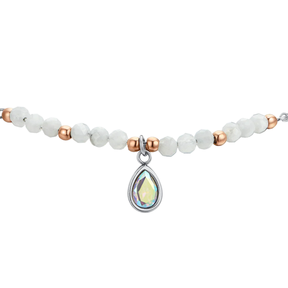 BRACCIALE DONNA IN ACCIAIO AGATA BIANCA - Image 4
