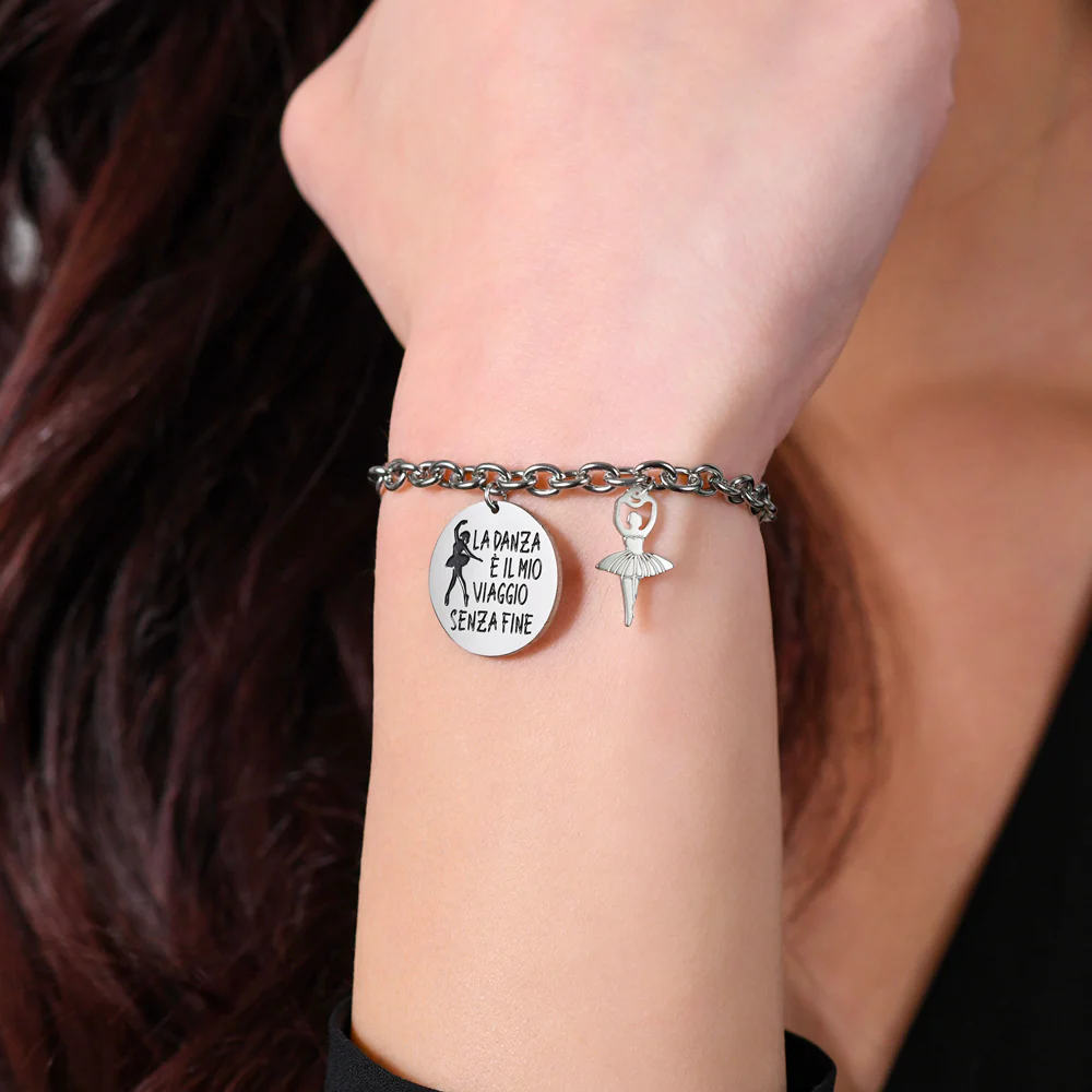 BRACCIALE DONNA IN ACCIAIO BALLERINA - Image 2