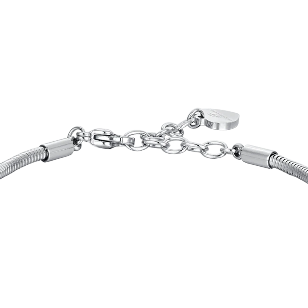 BRACCIALE DONNA IN ACCIAIO CHIAVE E CRISTALLI - Image 5
