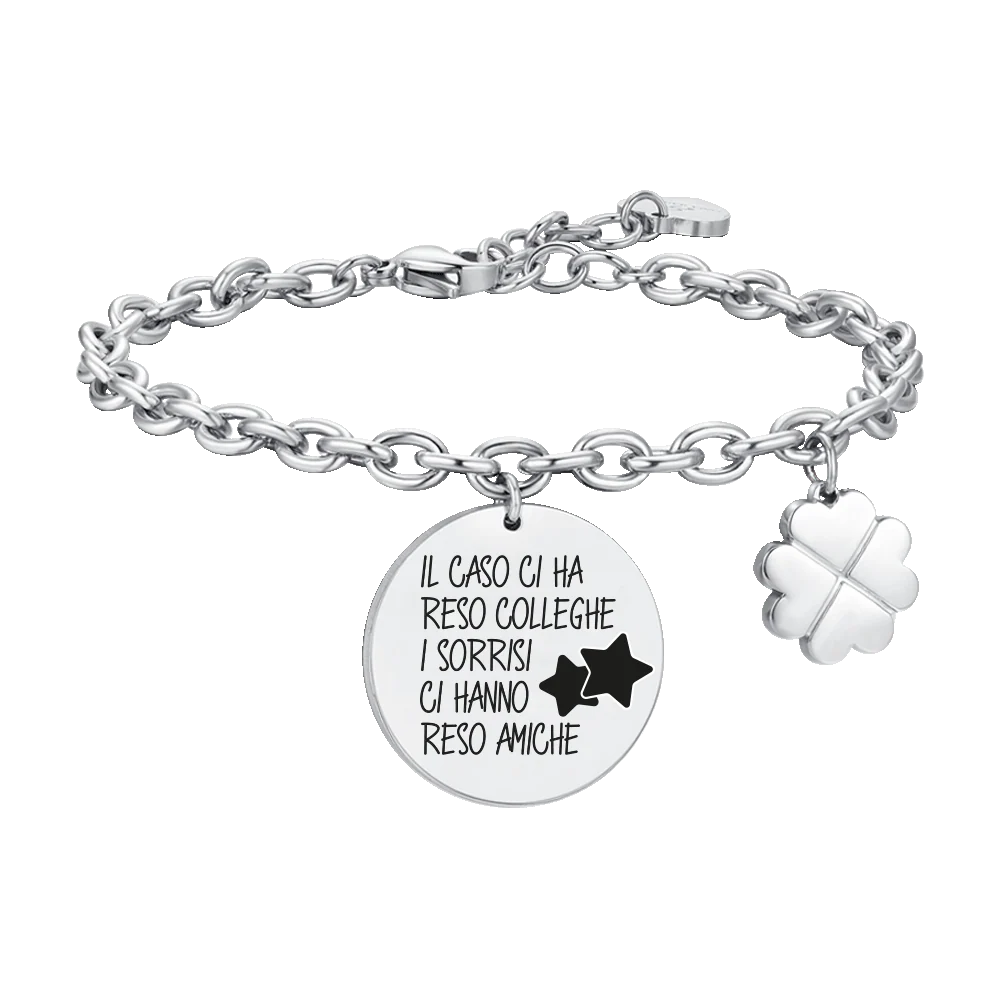 BRACCIALE DONNA IN ACCIAIO COLLEGHE
