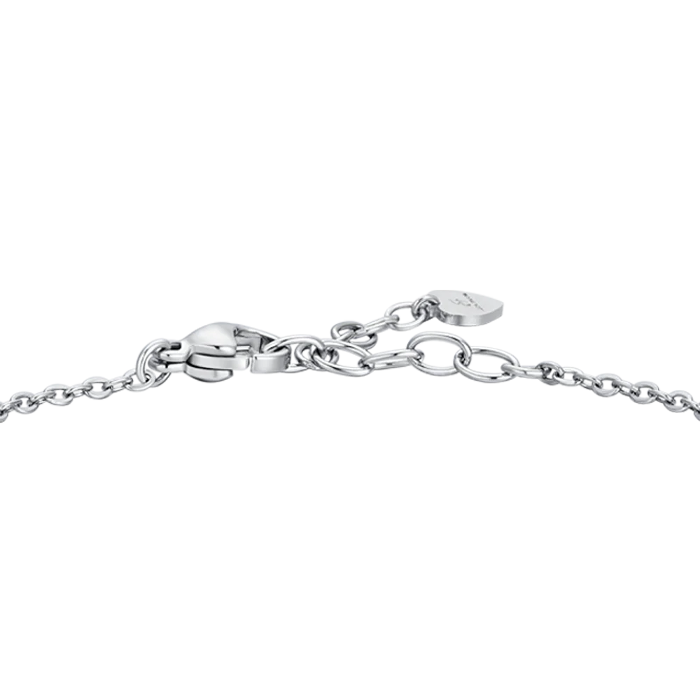 BRACCIALE DONNA IN ACCIAIO CON CRISTALLI BIANCHI - Image 5