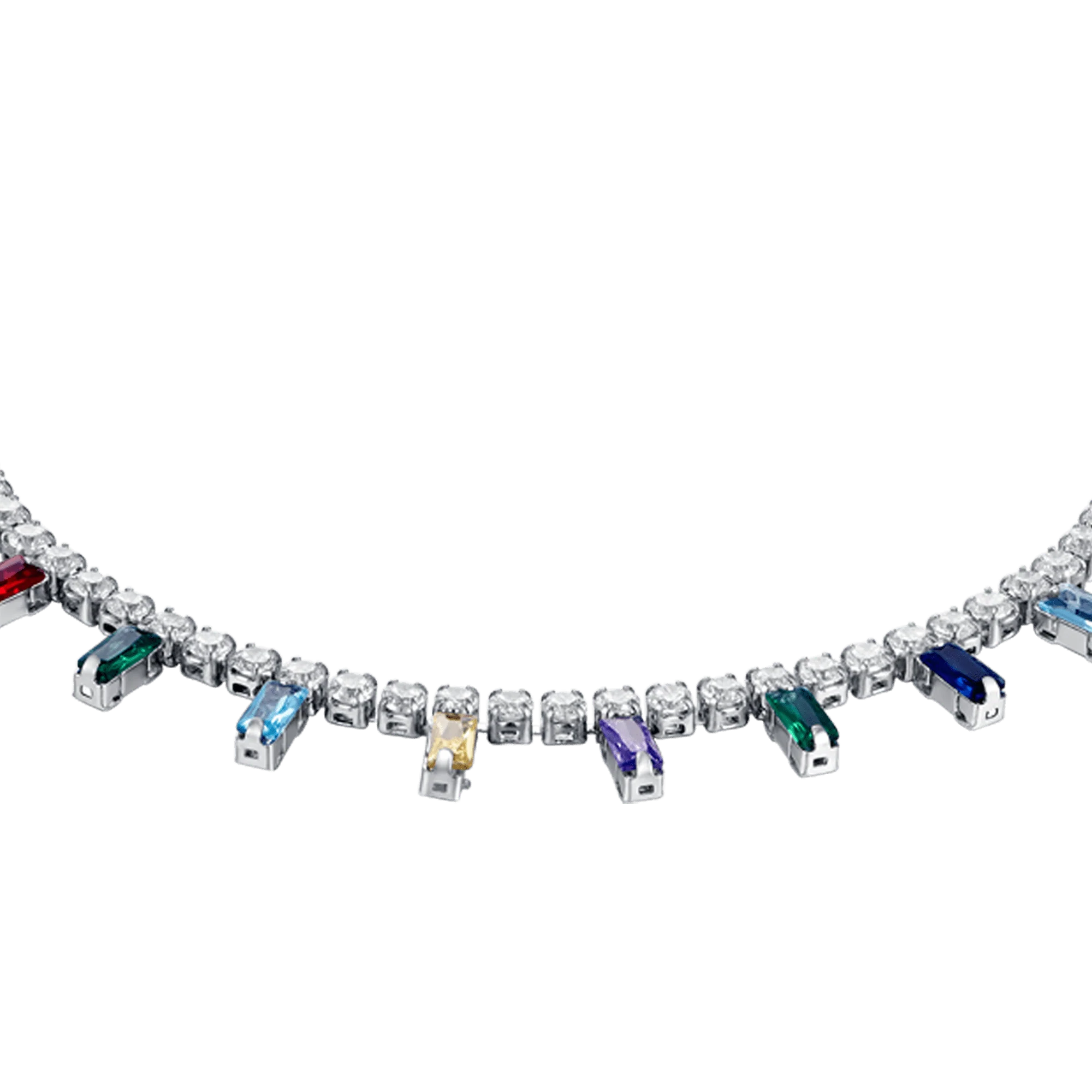 BRACCIALE DONNA IN ACCIAIO CON CRISTALLI MULTICOLOR - Image 5