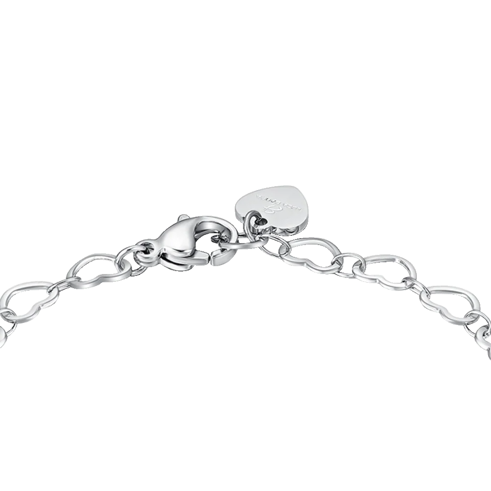 BRACCIALE DONNA IN ACCIAIO CON CUORI - Image 6