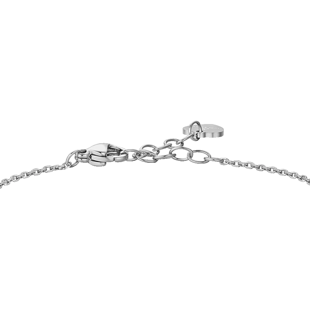 BRACCIALE DONNA IN ACCIAIO CON FARFALLA E ZIRCONI BIANCHI - Image 5
