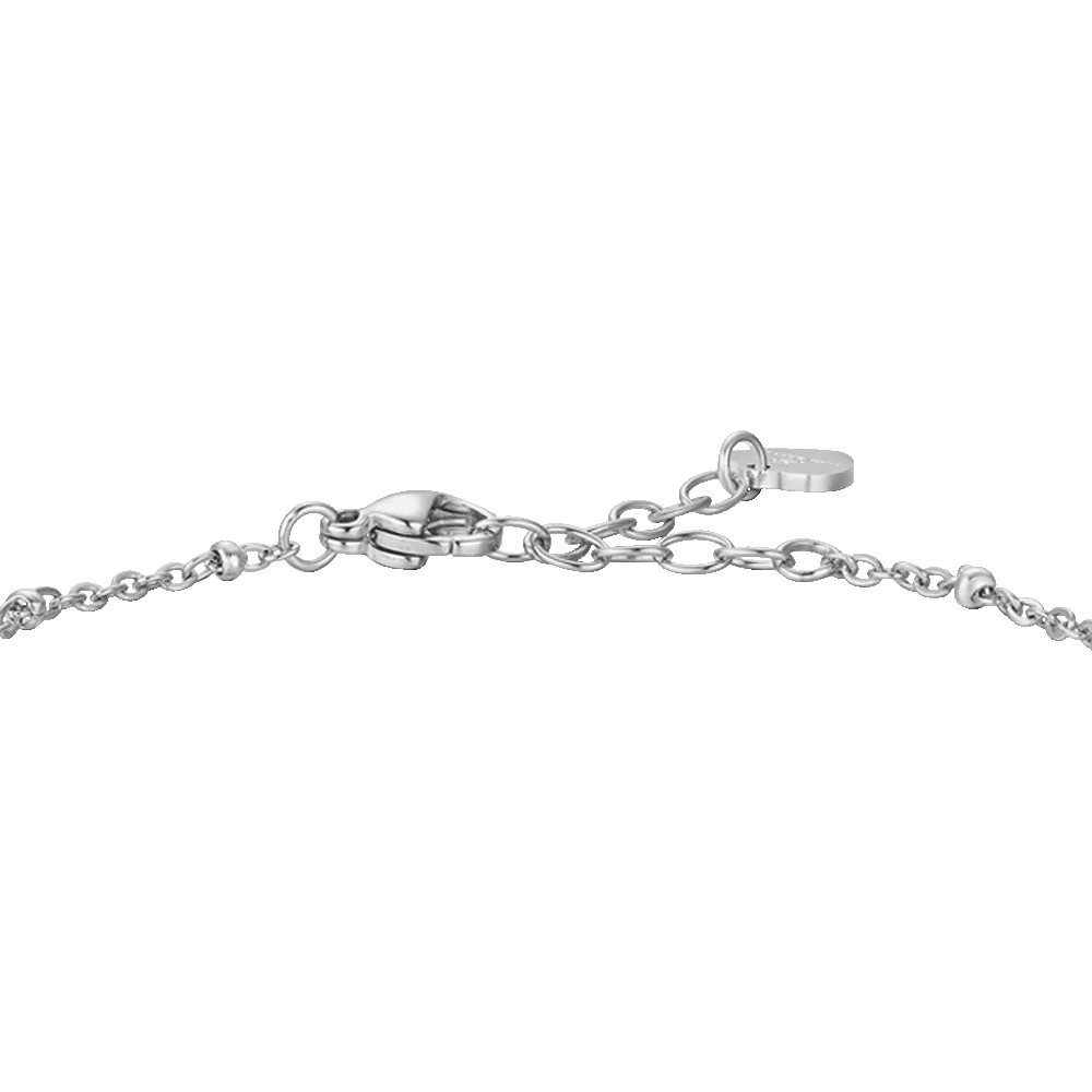 BRACCIALE DONNA IN ACCIAIO CON MADONNINA MIRACOLOSA E ZIRCONI BIANCHI - Image 5