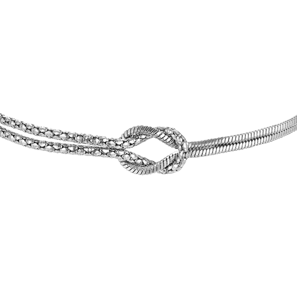 BRACCIALE DONNA IN ACCIAIO CON NODO - Image 4