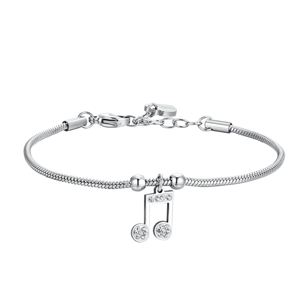 BRACCIALE DONNA IN ACCIAIO CON NOTA MUSICALE