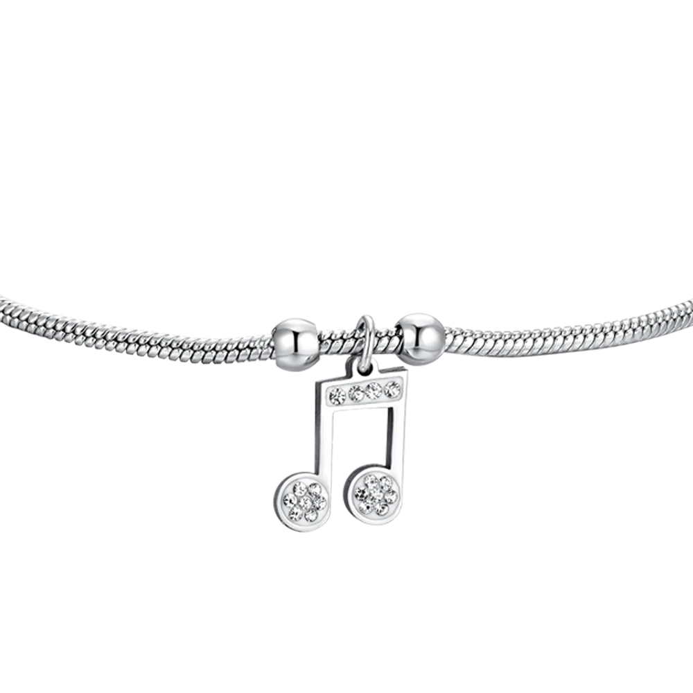 BRACCIALE DONNA IN ACCIAIO CON NOTA MUSICALE - Image 4