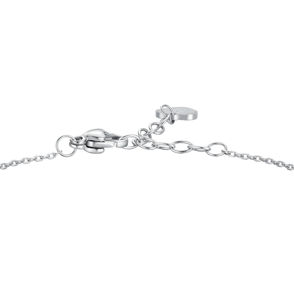 BRACCIALE DONNA IN ACCIAIO CON PENDENTE FARFALLA ED ALI ZIRCONE BIANCO - Image 5