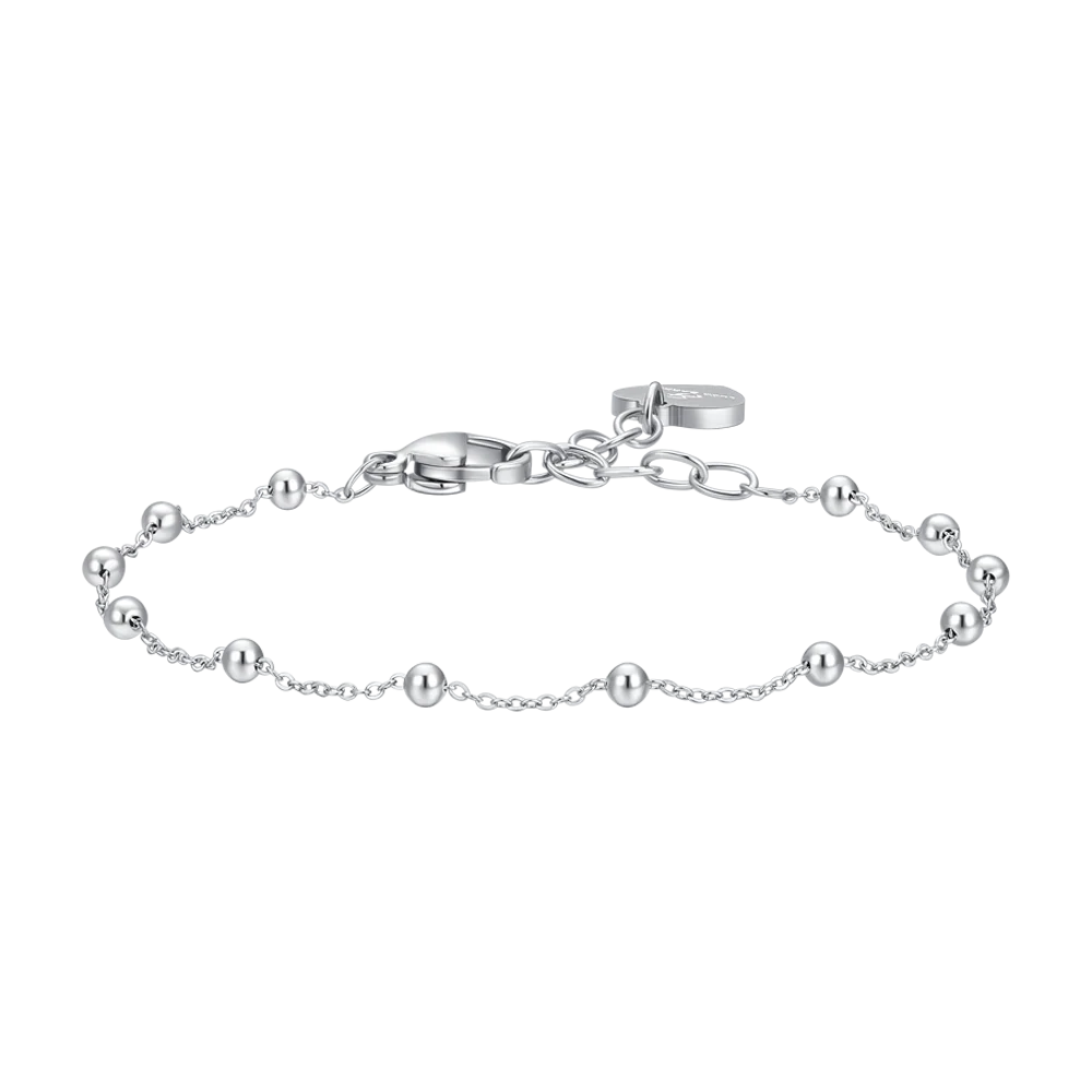 BRACCIALE DONNA IN ACCIAIO CON SFERE