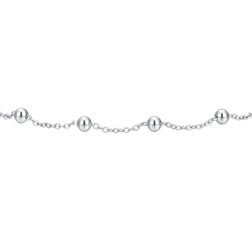 BRACCIALE DONNA IN ACCIAIO CON SFERE - Image 4