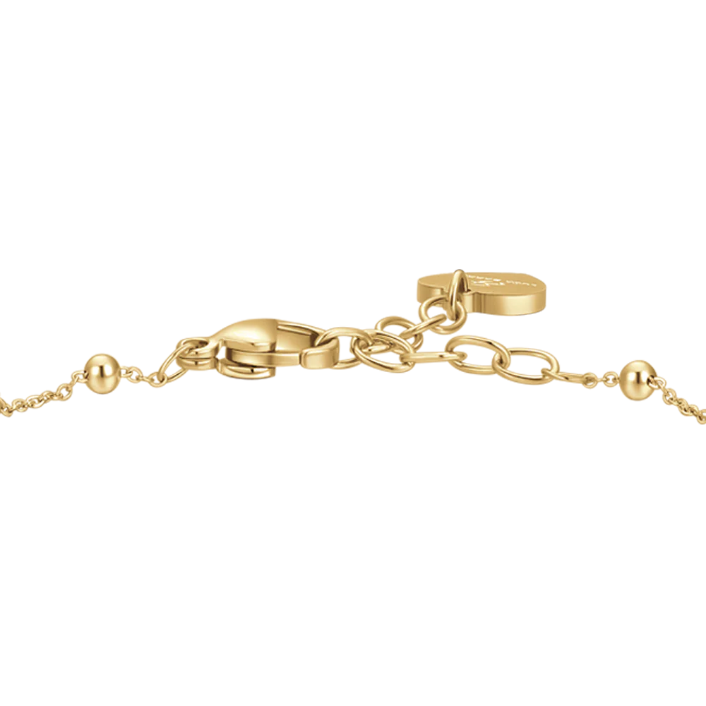 BRACCIALE DONNA IN ACCIAIO CON SFERE IP GOLD - Image 5
