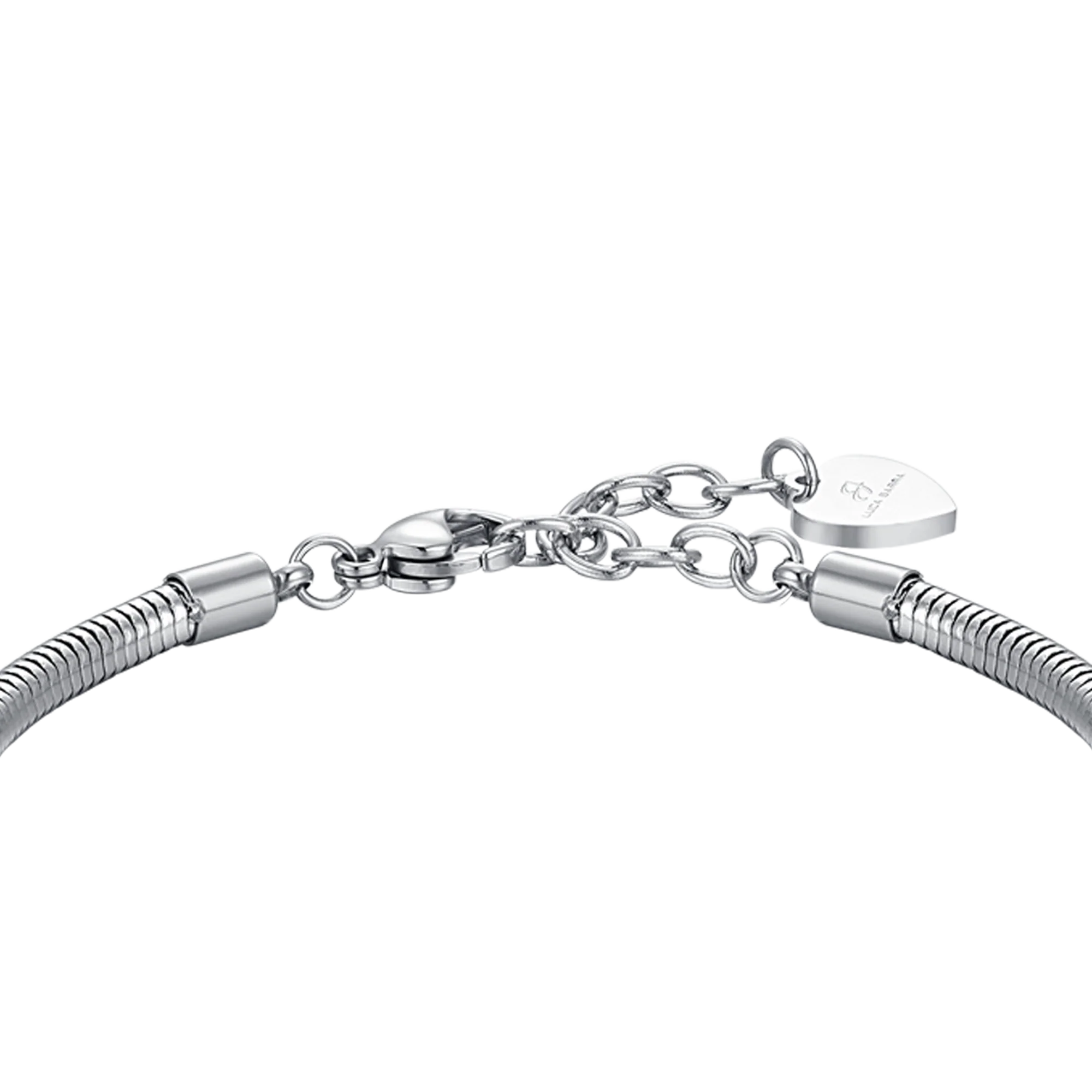 BRACCIALE DONNA IN ACCIAIO CON STELLA E CRISTALLI BIANCHI - Image 5