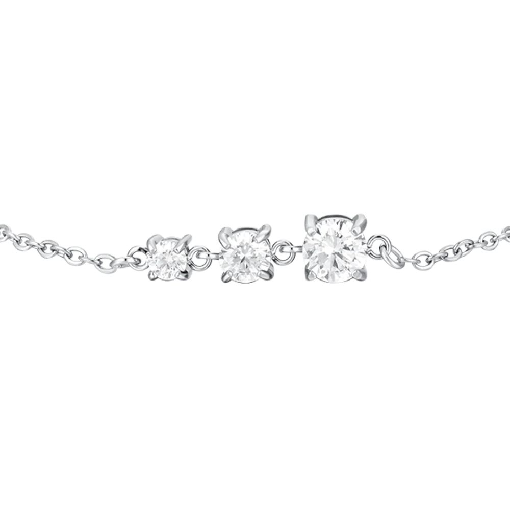 BRACCIALE DONNA IN ACCIAIO CON ZIRCONI BIANCHI - Image 4