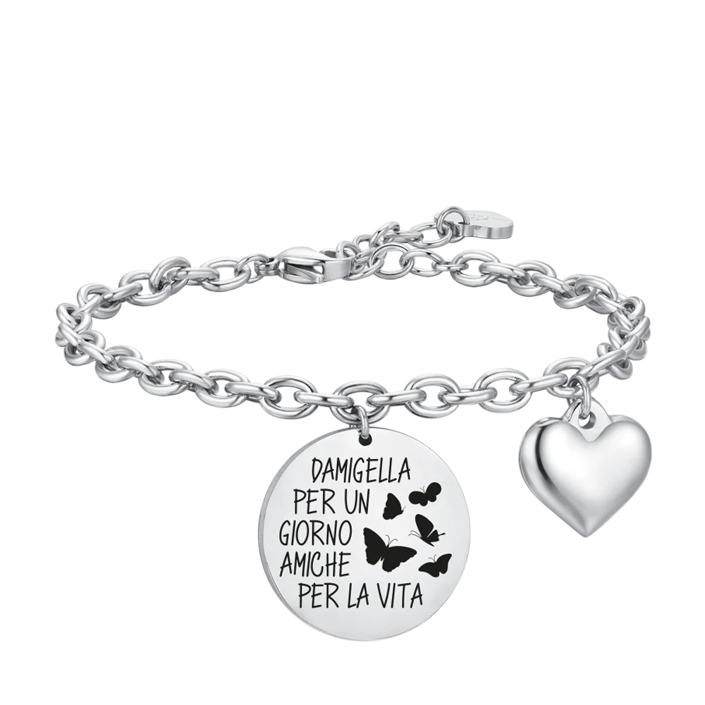BRACCIALE DONNA IN ACCIAIO DAMIGELLA