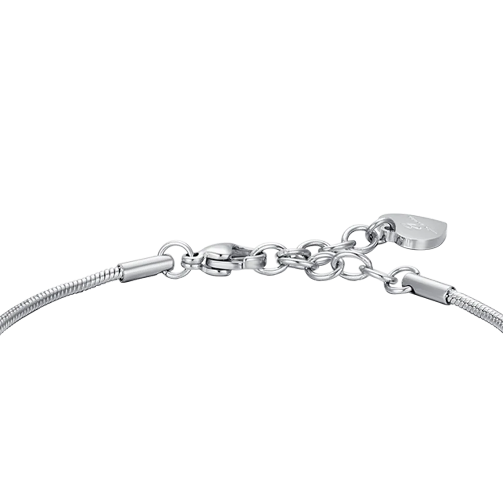 BRACCIALE DONNA IN ACCIAIO FARFALLE CON CRISTALLI BIANCHI - Image 5