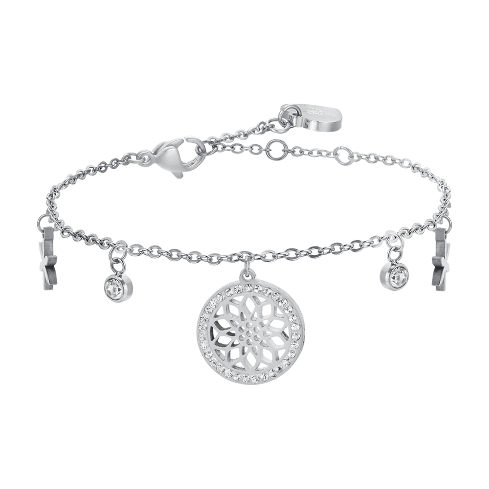BRACCIALE DONNA IN ACCIAIO FIORE DELLA VITA