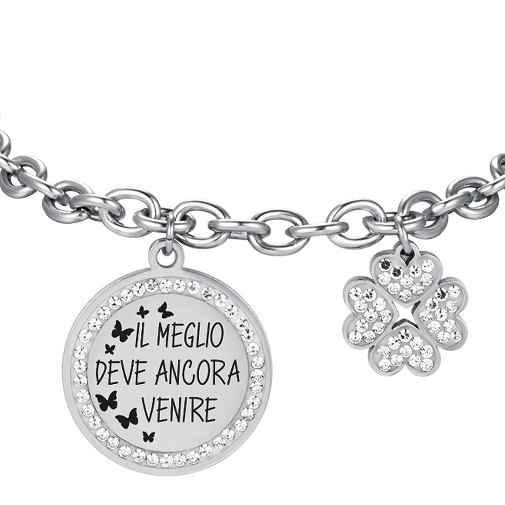 BRACCIALE DONNA IN ACCIAIO IL MEGLIO DEVE ANCORA VENIRE - Image 4