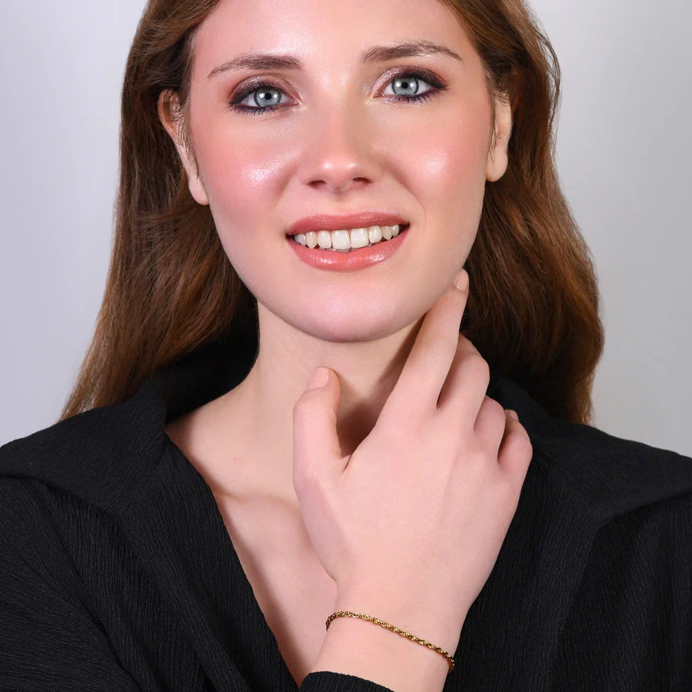 BRACCIALE DONNA IN ACCIAIO IP GOLD - Image 3