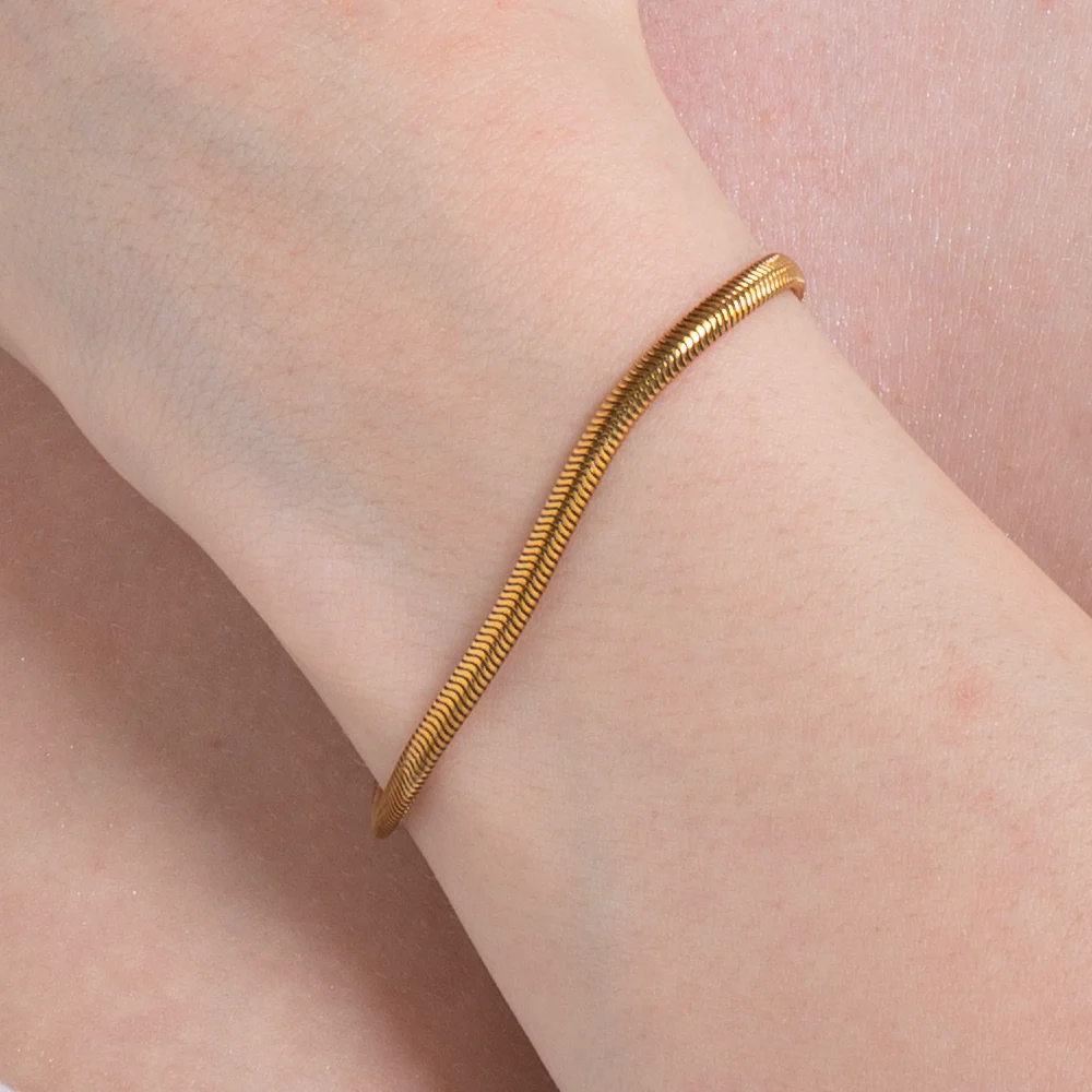 BRACCIALE DONNA IN ACCIAIO IP GOLD - Image 2
