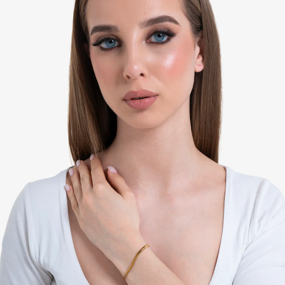 BRACCIALE DONNA IN ACCIAIO IP GOLD - Image 3
