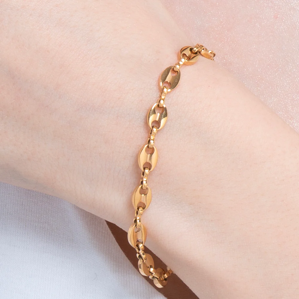 BRACCIALE DONNA IN ACCIAIO IP GOLD - Image 2