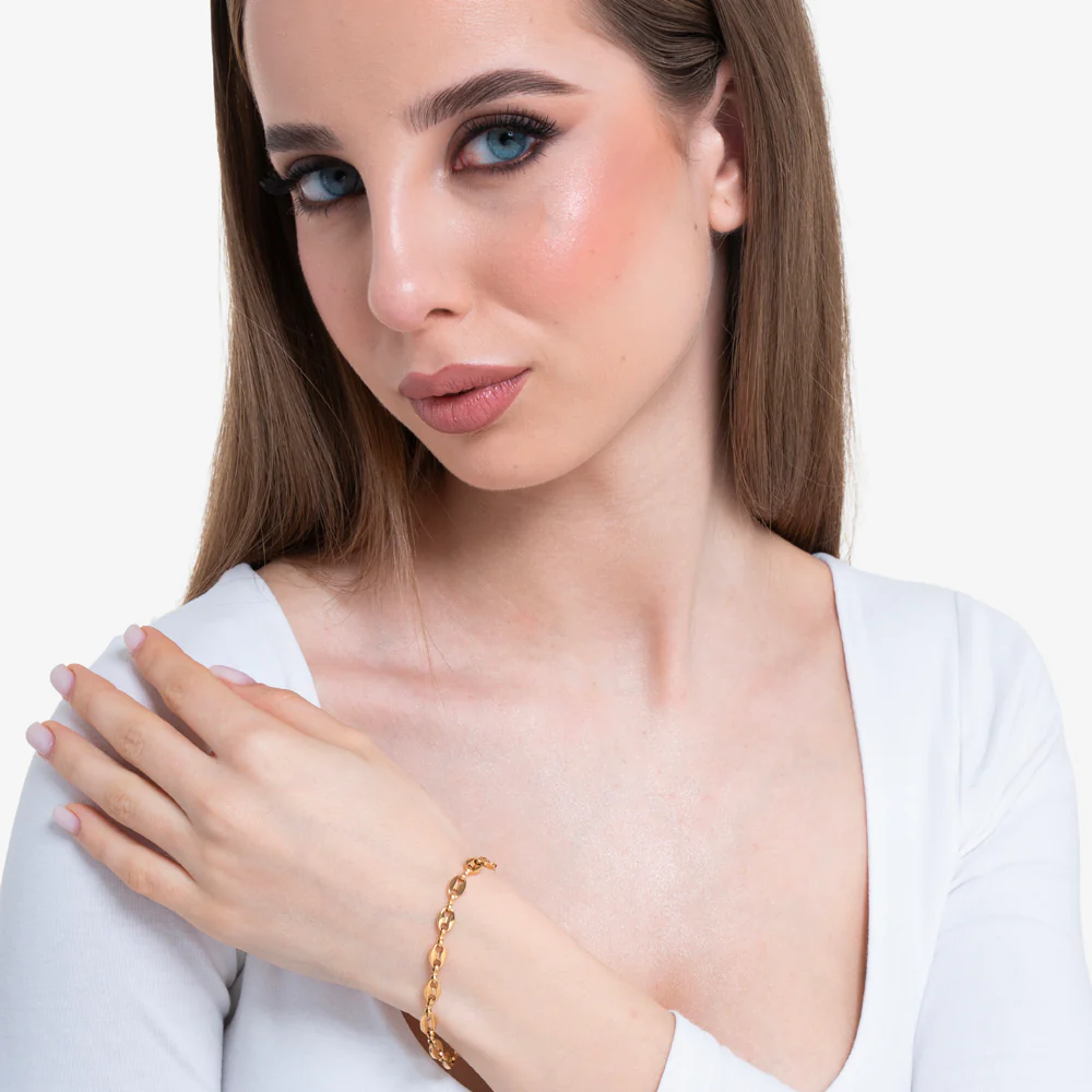 BRACCIALE DONNA IN ACCIAIO IP GOLD - Image 3