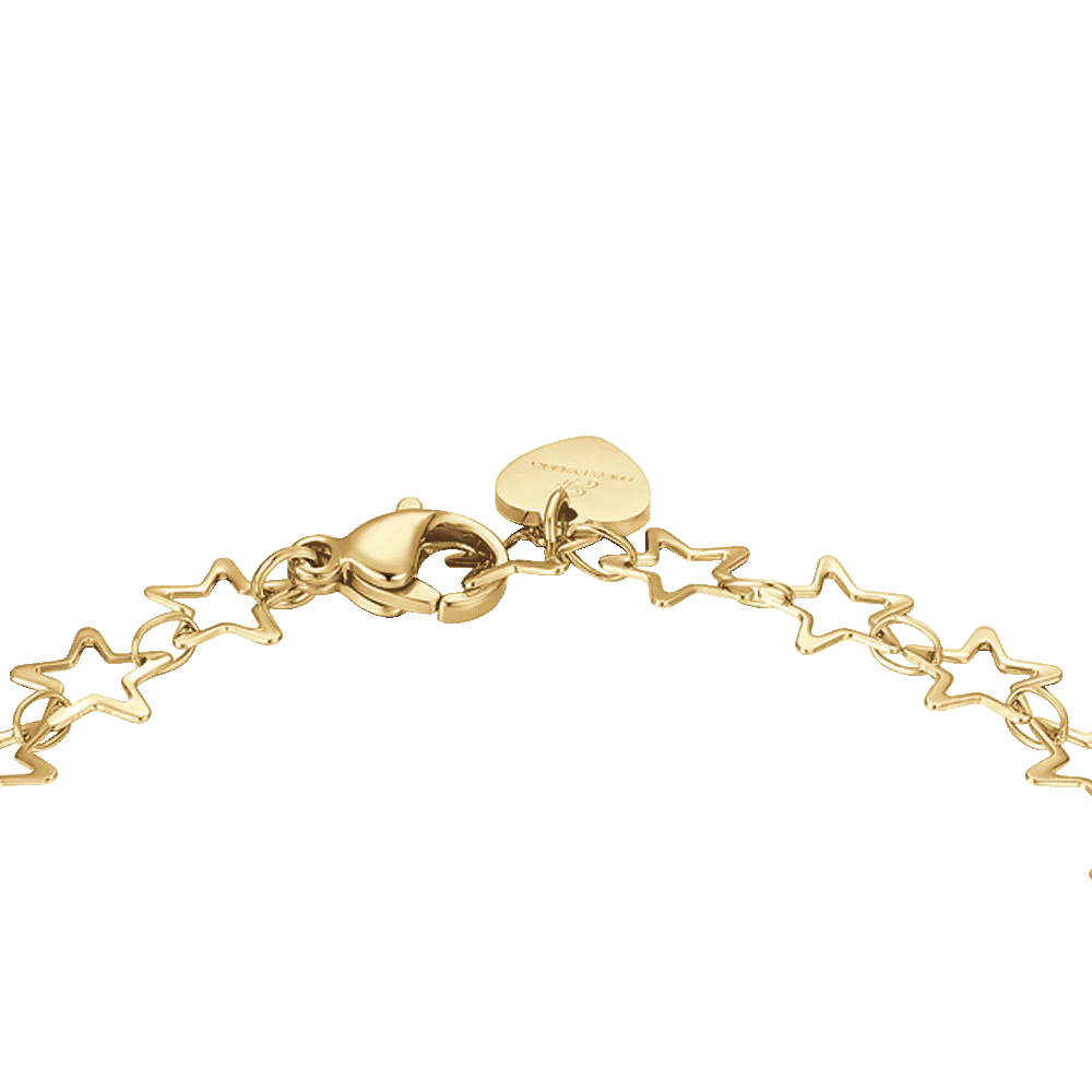 BRACCIALE DONNA IN ACCIAIO IP GOLD CON STELLE - Image 6