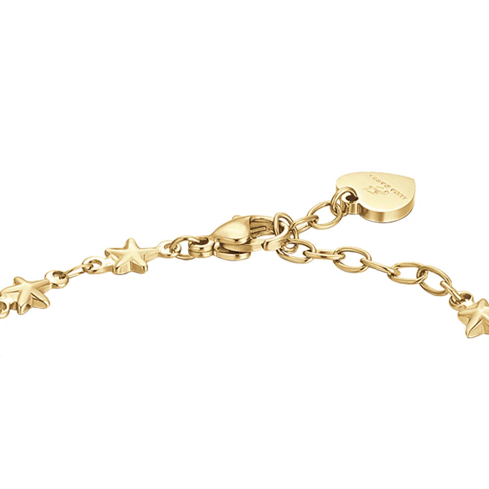 BRACCIALE DONNA IN ACCIAIO IP GOLD CON STELLE - Image 5