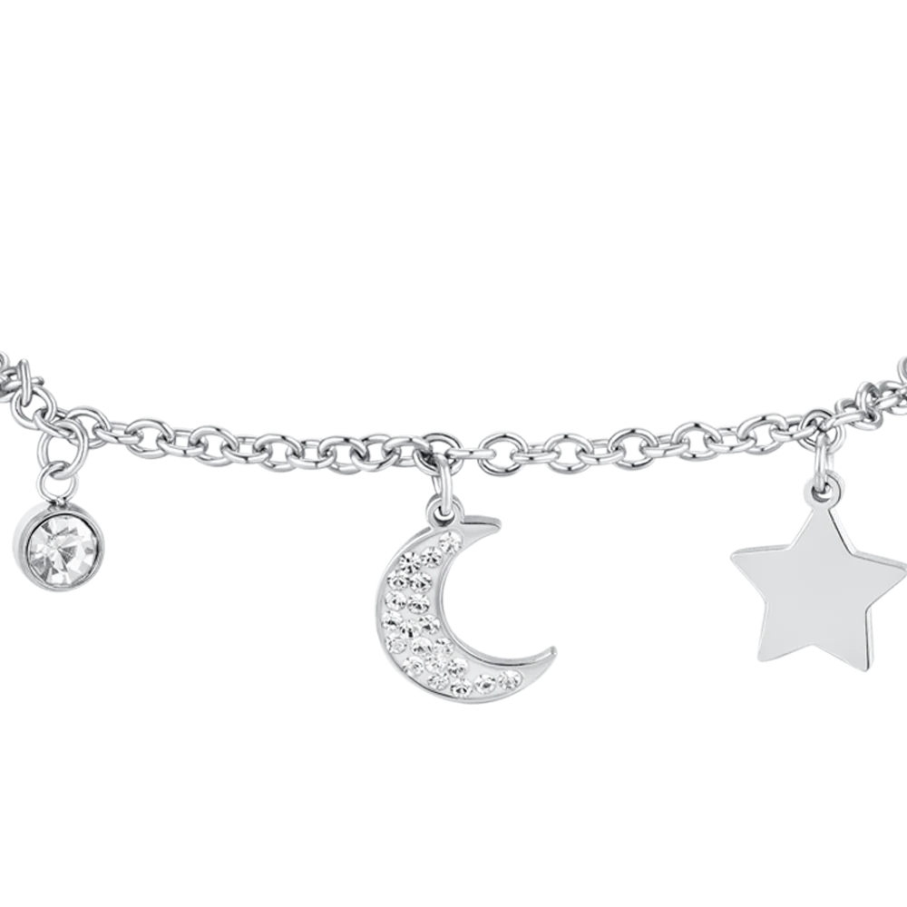 BRACCIALE DONNA IN ACCIAIO LUNA E STELLA - Image 4