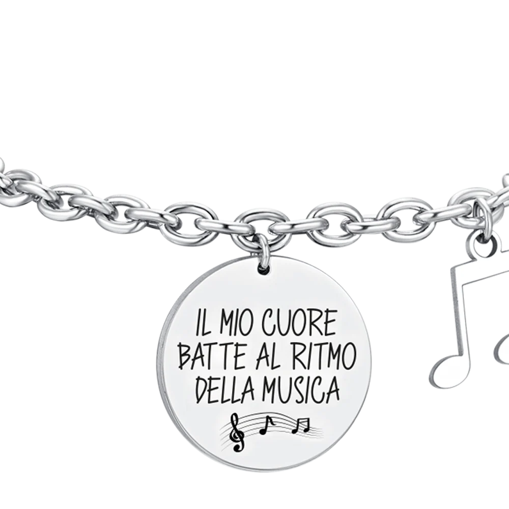 BRACCIALE DONNA IN ACCIAIO NOTA MUSICALE - Image 4