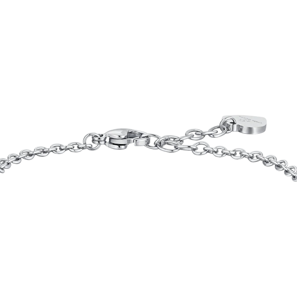 BRACCIALE DONNA IN ACCIAIO QUADRIFOGLIO E CUORE - Image 5