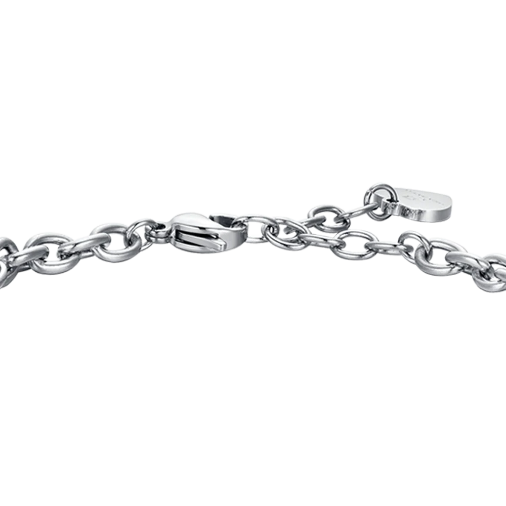 BRACCIALE DONNA IN ACCIAIO SEGNO ZODIACALE GEMELLI PIASTRA - Image 7