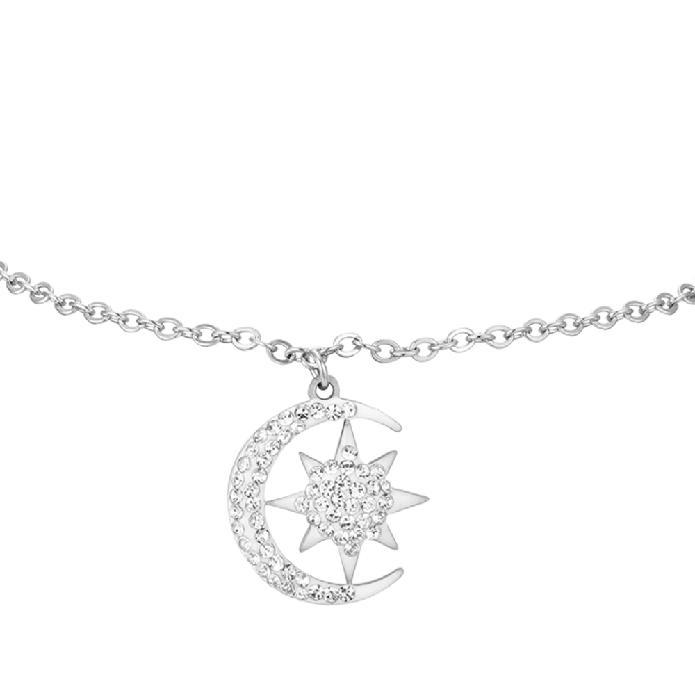 BRACCIALE DONNA IN ACCIAIO STELLA E LUNA - Image 4