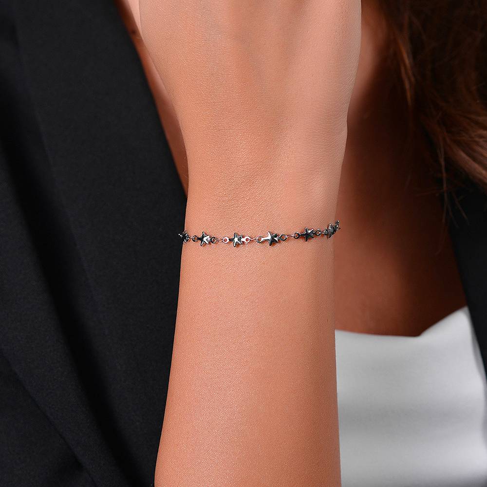 BRACCIALE DONNA IN ACCIAIO STELLE - Image 2