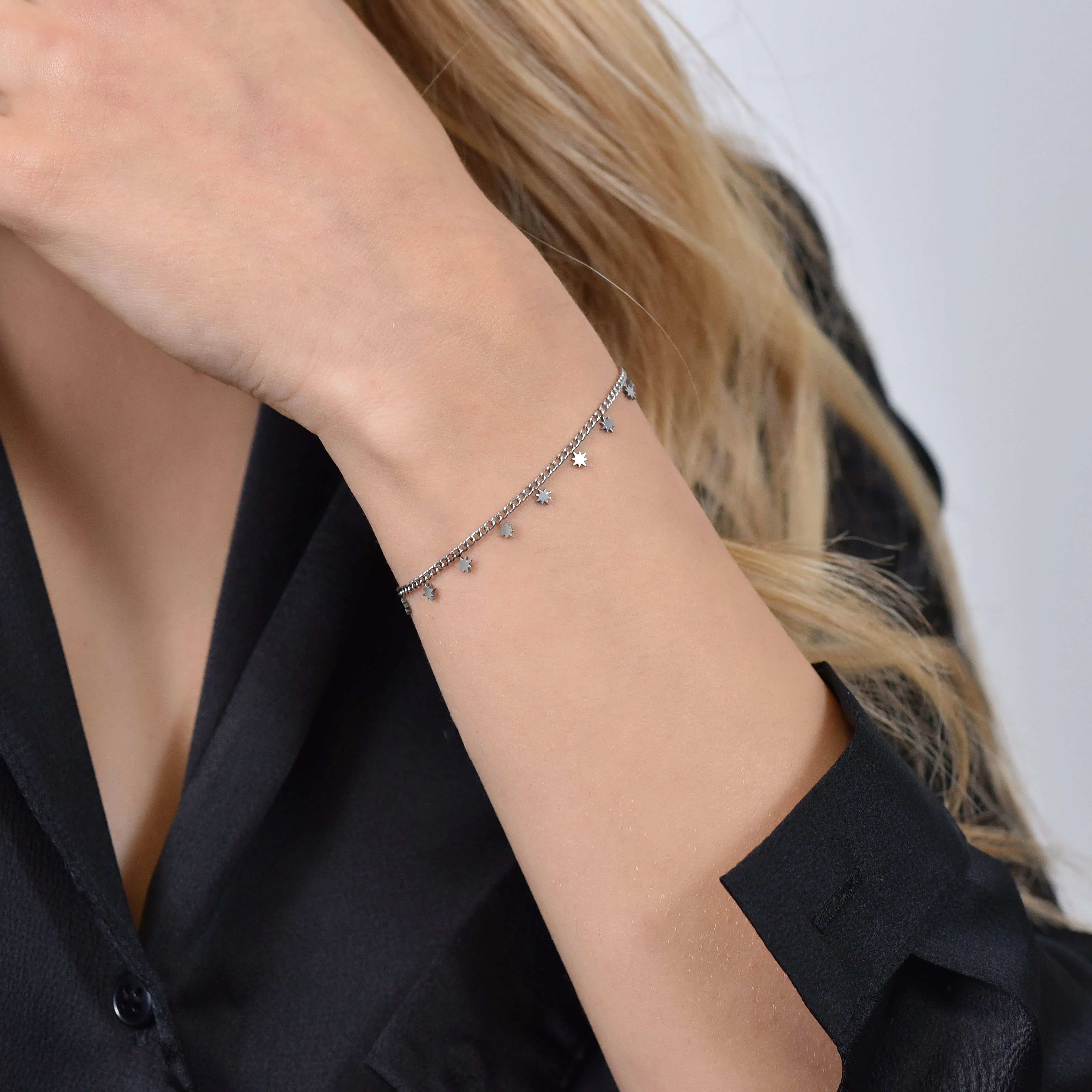 BRACCIALE DONNA IN ACCIAIO STELLE DI SISSI - Image 2